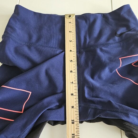 Nike Leggings Womens XS Lot of 2 Dri-Fit Swoosh Spell Out JDI Cropped Stretch - Picture 5 of 16